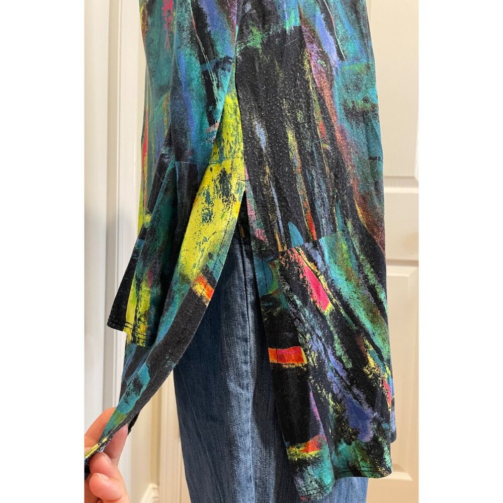 Vtg Salaam Womens Scoop Neck Tunic Top Size S Y2K 90s Fairy Twee Indie Whimsical - Picture 4 of 13